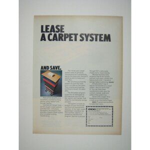 Commercial Corporate Corp Lease System Advert 1960s Vintage Print Ad